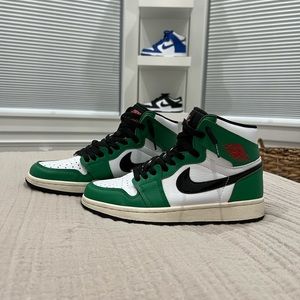 Lucky Green Jordan 1s
